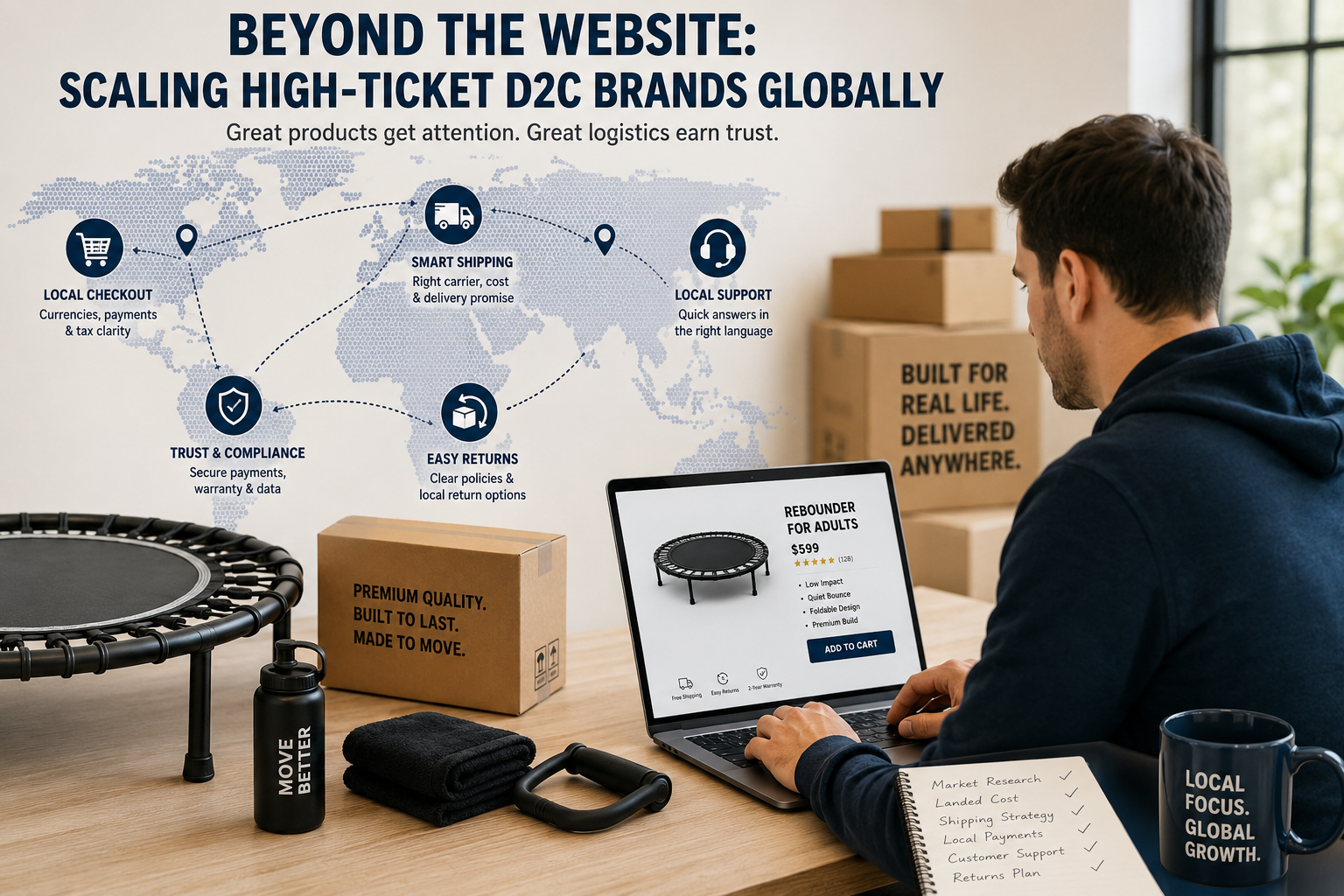 How High-Ticket D2C Recreation Brands Scale Globally